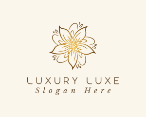 Sakura Luxury Flower logo design