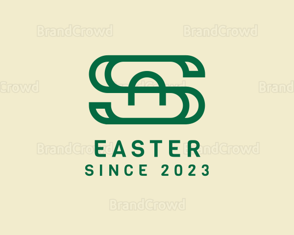 Simple Modern Company Letter SA Logo
