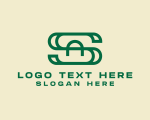 Line Art - Simple Modern Company Letter SA logo design