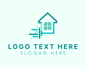 Teal - Home Vacuum Cleaning logo design