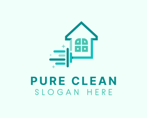 Home Vacuum Cleaning logo design