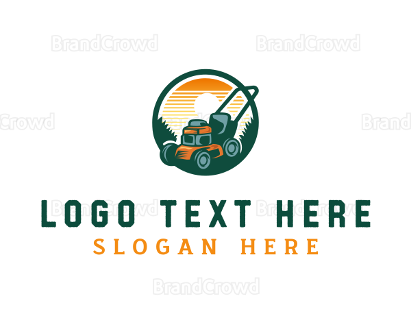 Grass Trimmer Equipment Logo