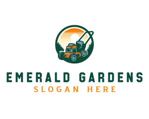 Grass Trimmer Equipment logo design