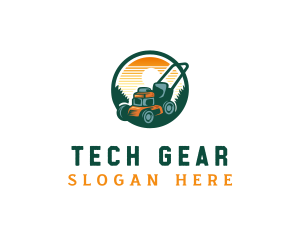 Equipment - Grass Trimmer Equipment logo design