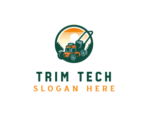 Trimmer - Grass Trimmer Equipment logo design