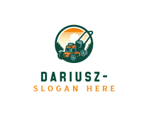 Agriculturist - Grass Trimmer Equipment logo design