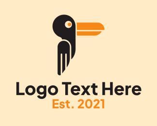 Long Beak Bird  logo design