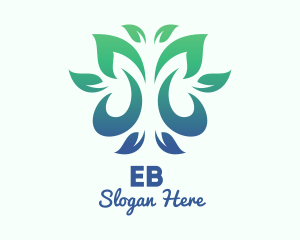Garden - Green Environment Leaves logo design
