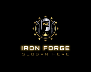 Forge - Industrial Welding Metalwork logo design