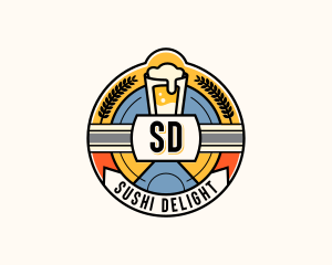 Brewery Beer Liquor logo design