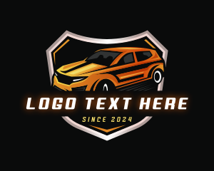 Car Racing - Car Detailing Motorsport logo design