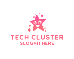 Cluster - Cosmic Astral Star logo design