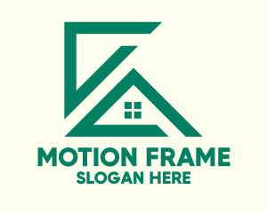 Green House Construction logo design