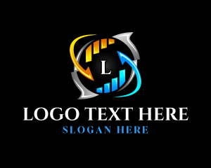 Sales - Trading Arrow Development logo design