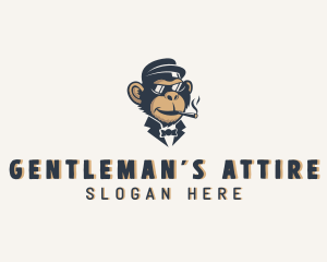 Monkey Gentleman Cigar logo design