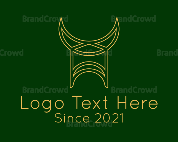 Medieval Viking Horns Logo