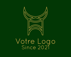 Ancient - Medieval Viking Horns logo design