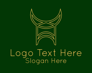 Medieval Viking Horns Logo