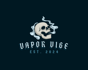 Death Skull Smoke logo design