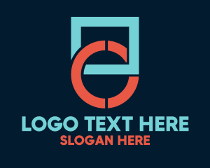Shape - Square Circle Shape logo design