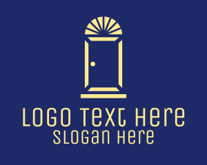 Fine Dining - Fancy Style Door logo design