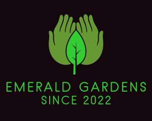 Farmer Gardening Hands  logo design