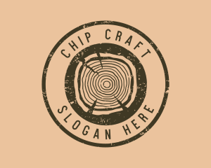 Rustic Wood Craft logo design