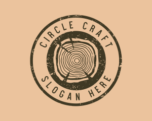 Rustic Wood Craft logo design