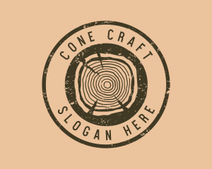 Rustic Wood Craft logo design