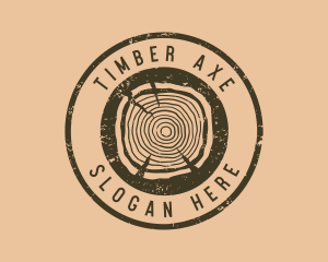 Rustic Wood Craft logo design