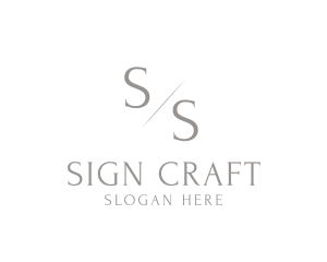 Stylish Generic Sign logo design