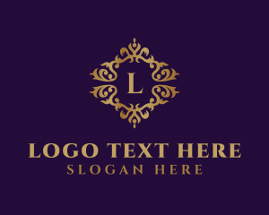 Symmetrical - Decorative Elegant Ornament logo design