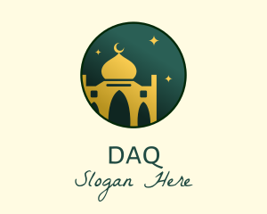 Islamic - Circle Mosque Badge logo design