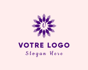 Lotus Flower Petals Logo