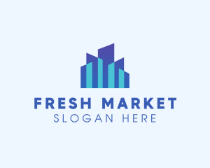 Stock Market City logo design