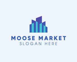 Stock Market City logo design