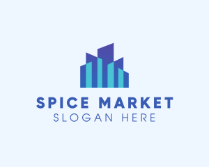 Stock Market City logo design