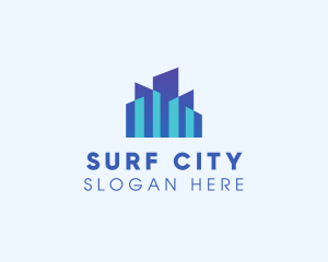 Stock Market City logo design