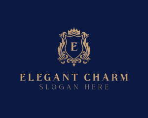 Elegant Regal Shield logo design