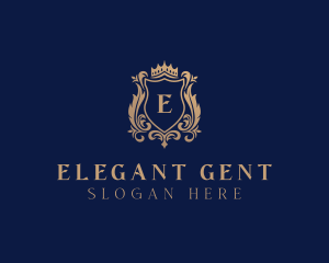 Elegant Regal Shield logo design