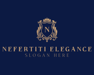 Elegant Regal Shield logo design