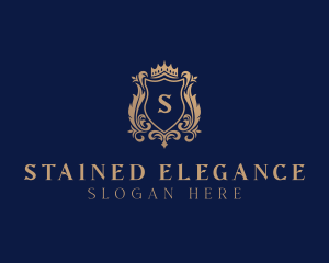 Elegant Regal Shield logo design