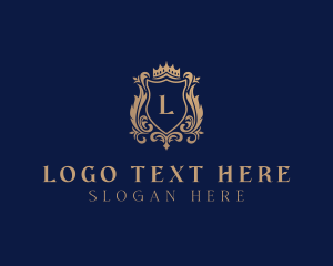 Royalty - Elegant Regal Shield logo design