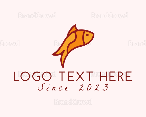 Fish Pescatarian Fishing Logo