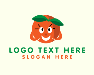 Orange - Happy Orange Fruit logo design