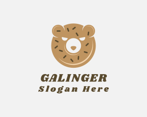 Donut - Donut Bear Pastry logo design