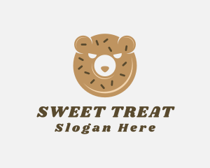 Donut - Donut Bear Pastry logo design