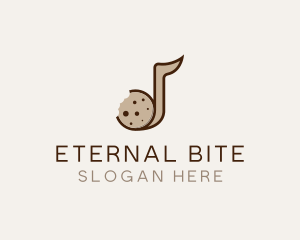 Cookie Musical Note Bites logo design