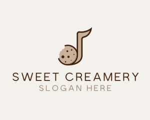 Cookie Musical Note Bites logo design