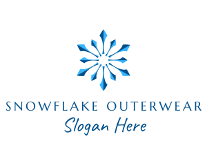 Snowflake Business Pattern  logo design